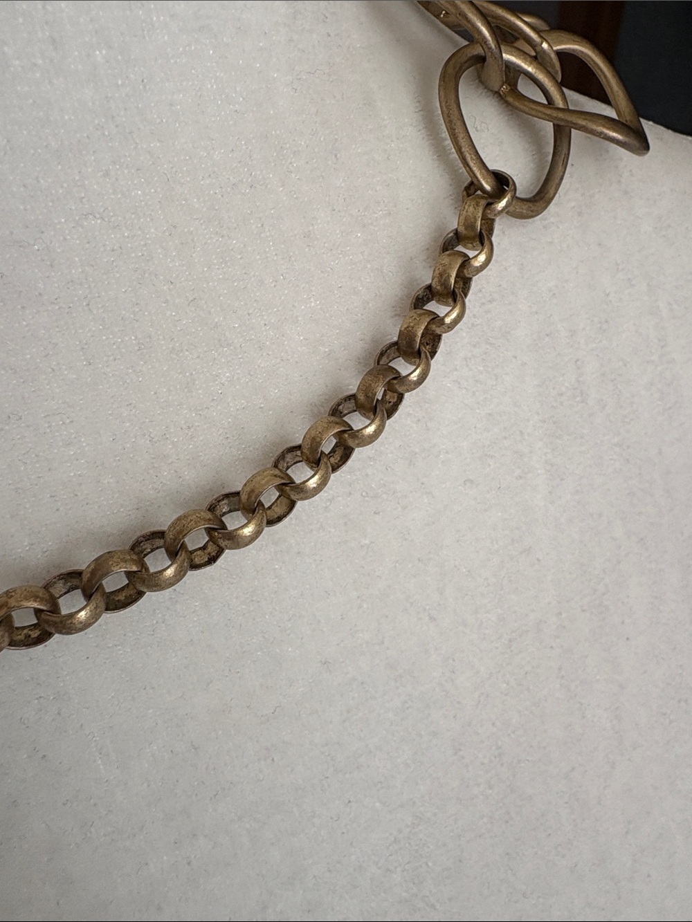 Vintage Stella & Dot Matte Gold Interlocking Circle Necklace and bracelet 🙌 - Picture 6 of 14